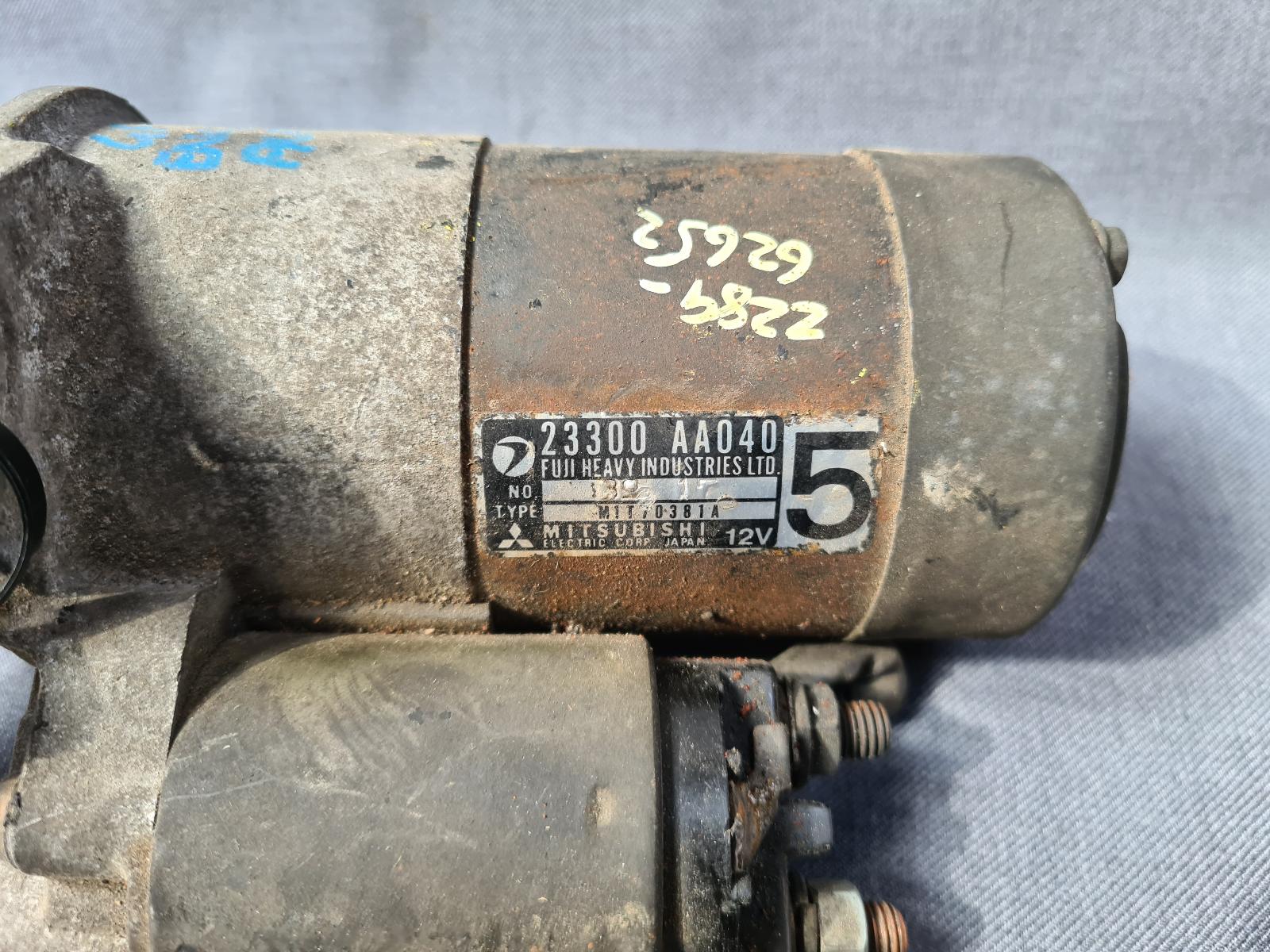 1996 SUBARU IMPREZA Starter Contact us for Photo