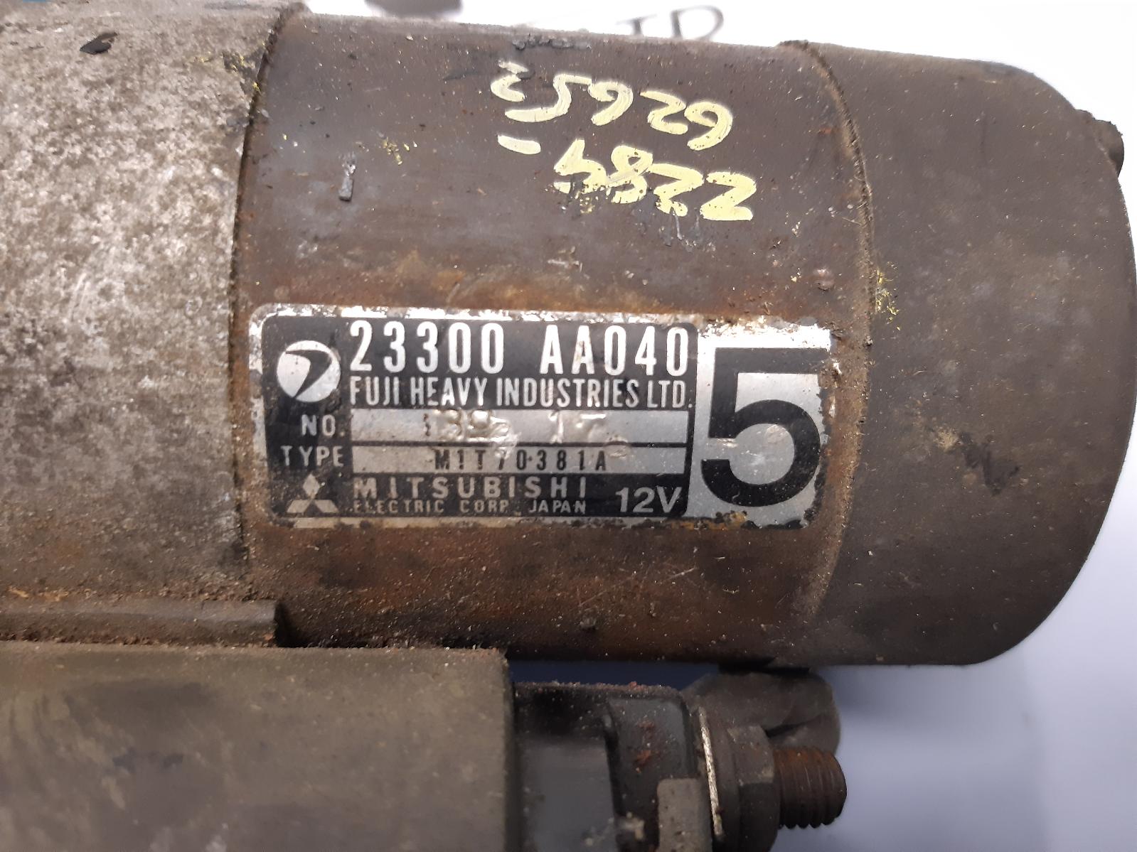1996 SUBARU IMPREZA Starter Contact us for Photo