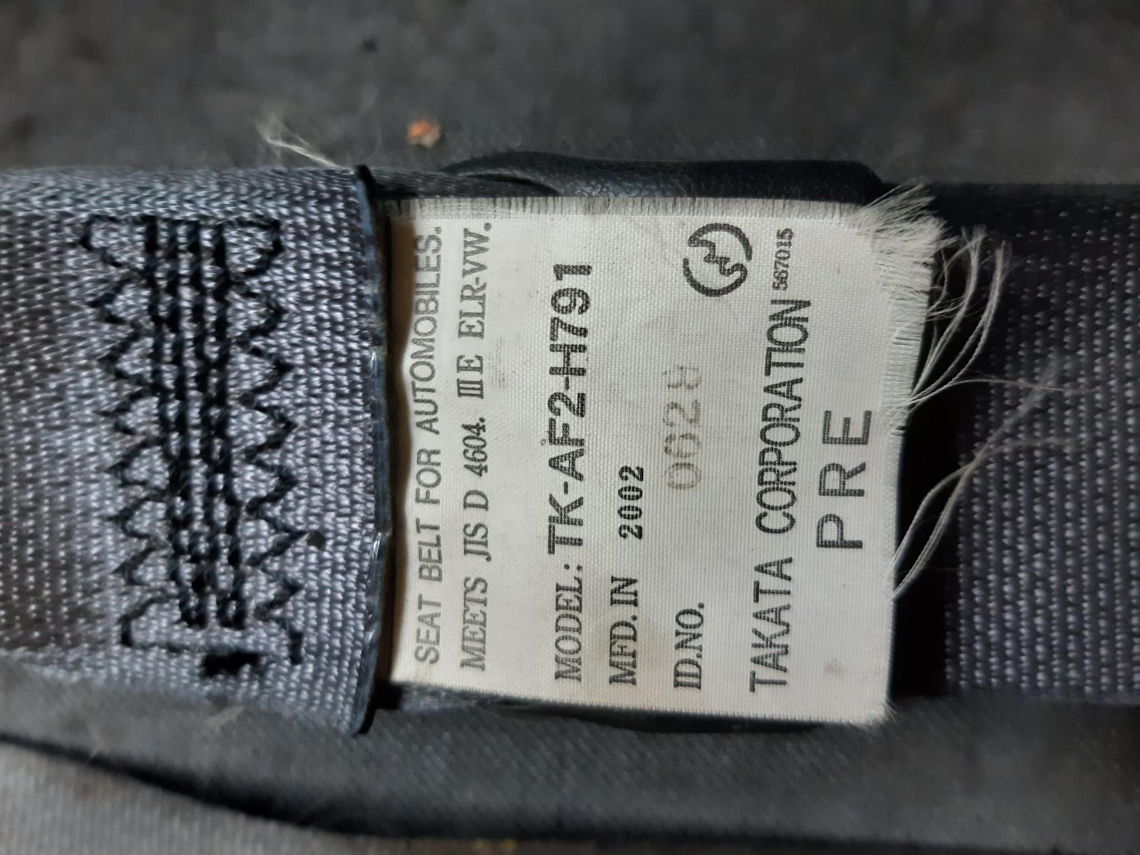 2005 MAZDA 6 Seatbelt/Stalk Contact us for Photo