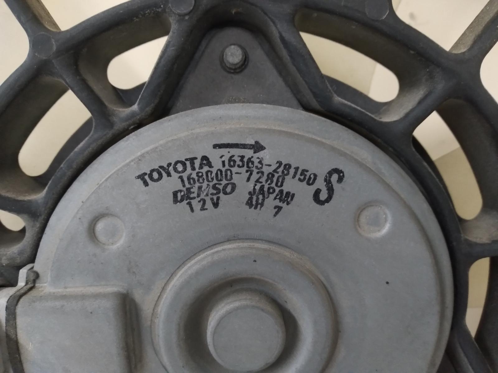 2004 TOYOTA IST (NZ ONLY) Fan Contact us for Photo