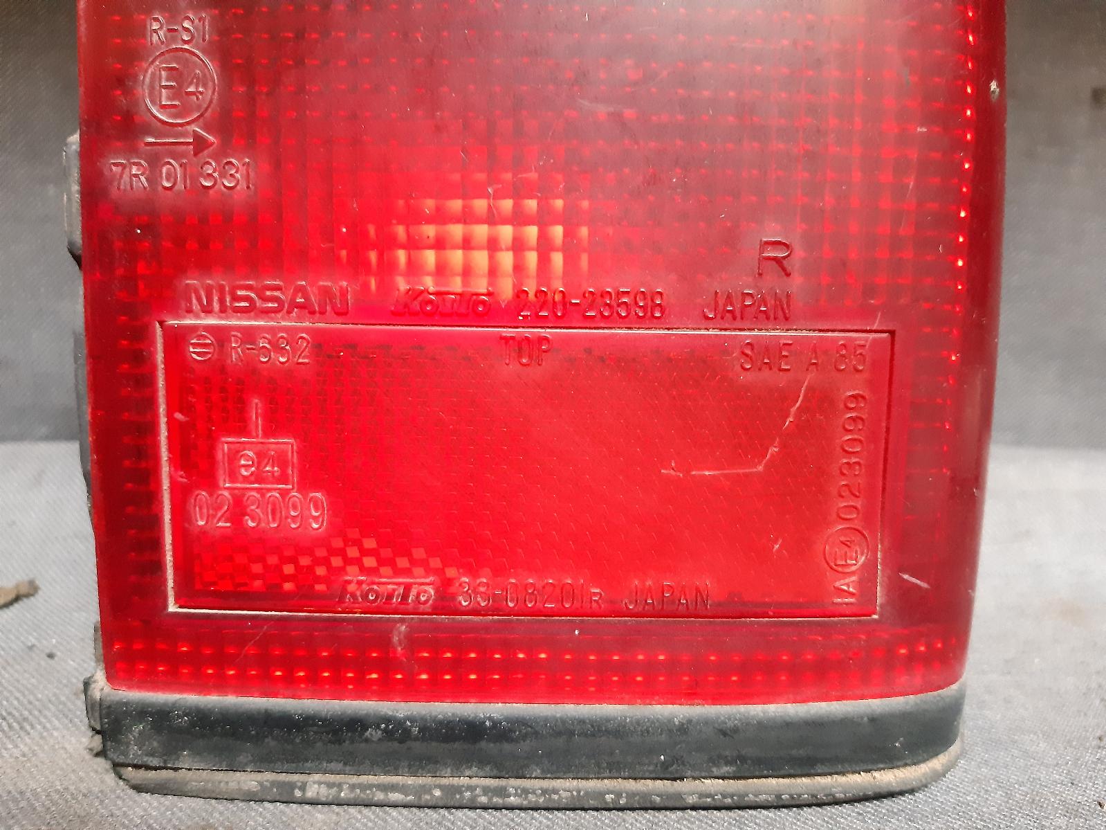 1993 NISSAN PATHFINDER Right Taillight Contact us for Photo