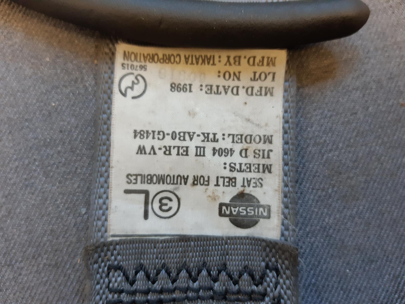 1998 NISSAN PRESAGE (NZ ONLY) Seatbelt/Stalk Contact us for Photo