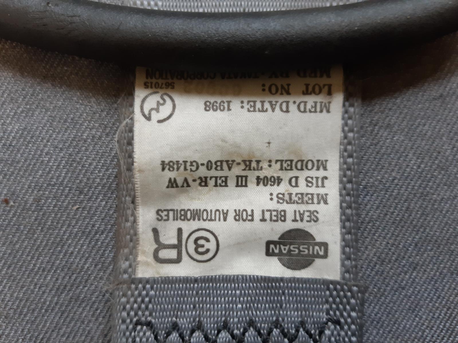 1998 NISSAN PRESAGE (NZ ONLY) Seatbelt/Stalk Contact us for Photo