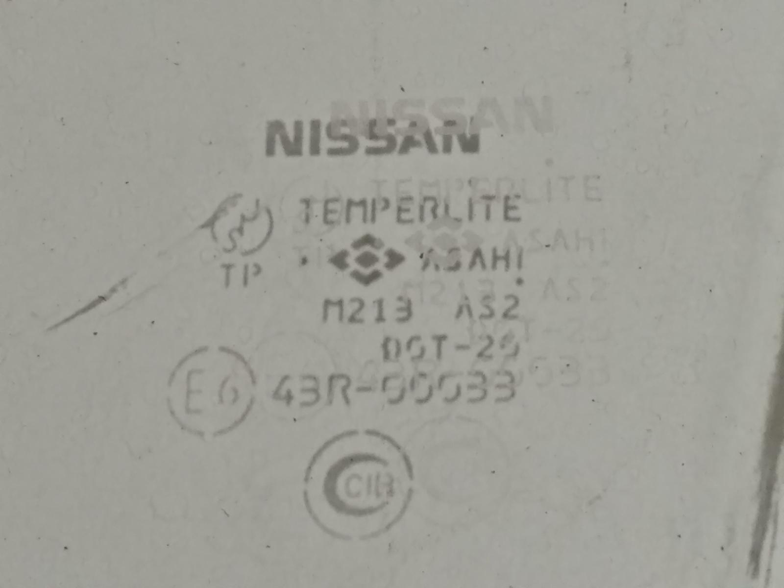 1999 NISSAN CEFIRO (NZ ONLY) Right Rear Door Window Contact us for Photo