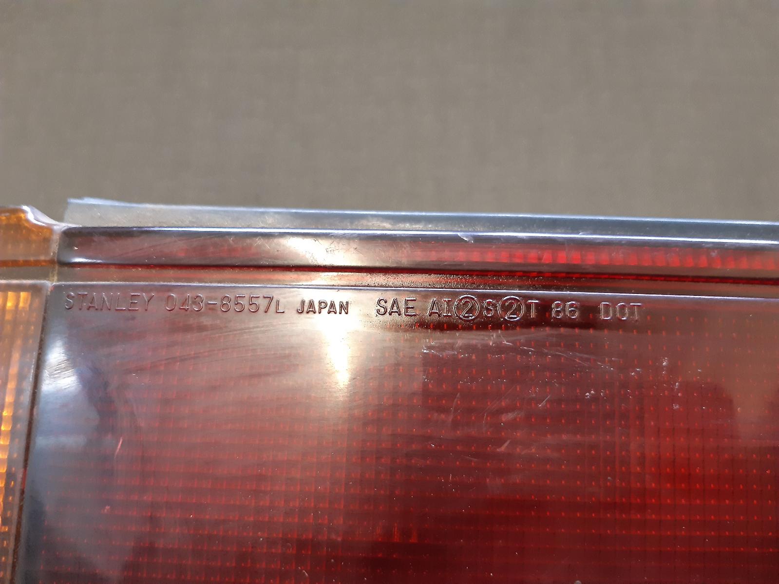 1992 MITSUBISHI LANCER Left Taillight Contact us for Photo