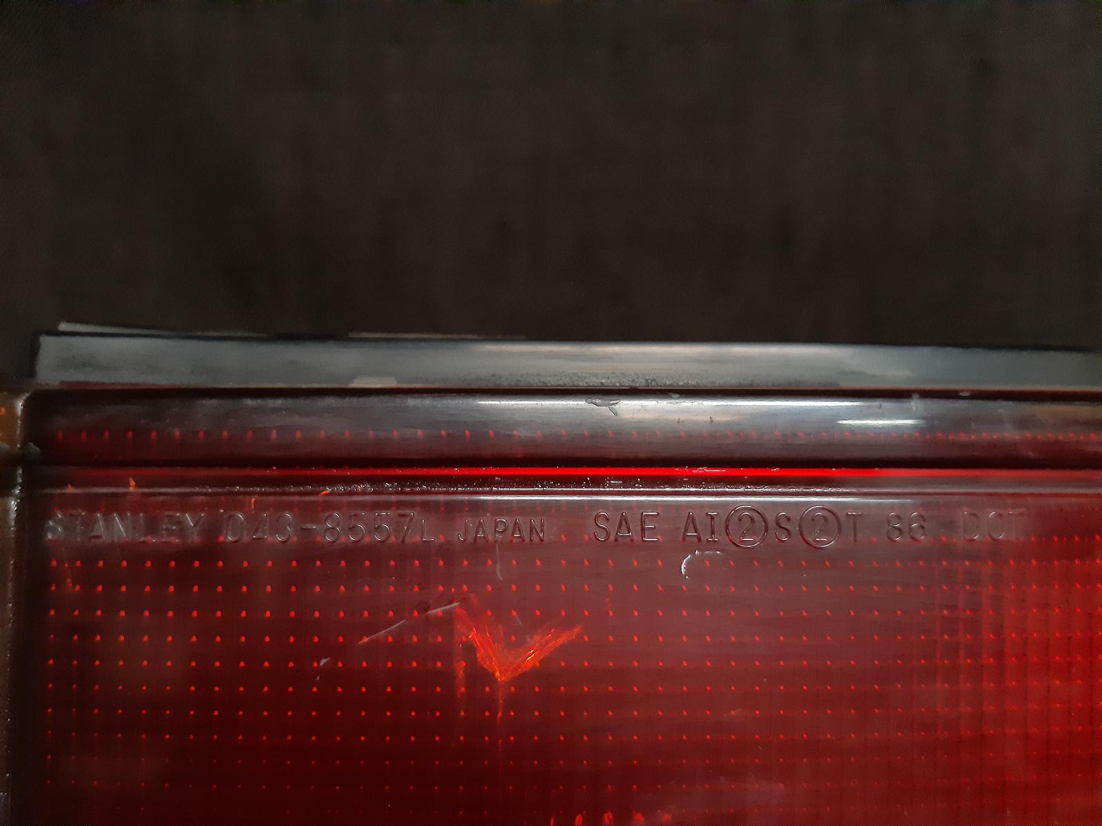 1992 MITSUBISHI LANCER Left Taillight Contact us for Photo