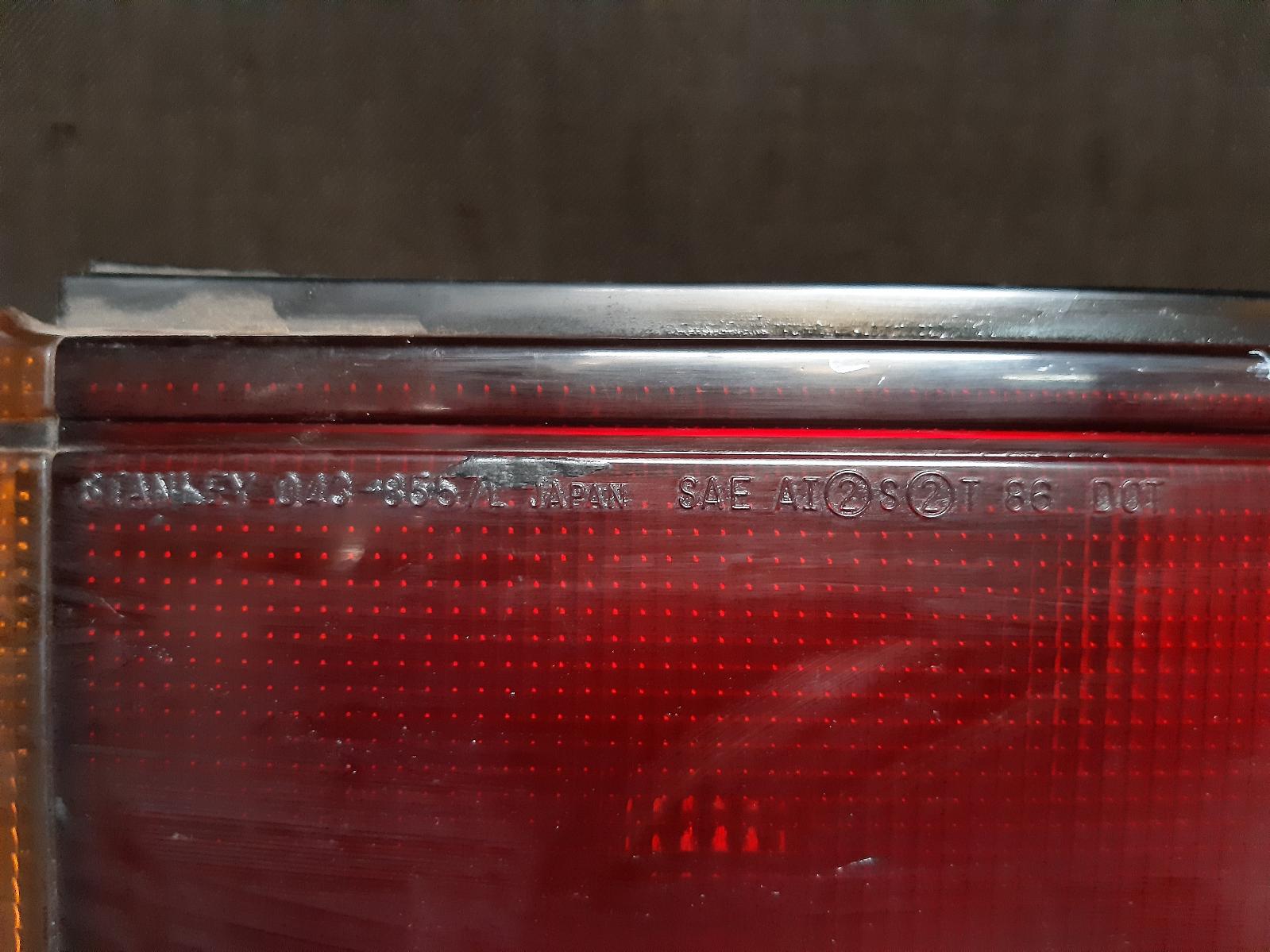 1992 MITSUBISHI LANCER Left Taillight Contact us for Photo