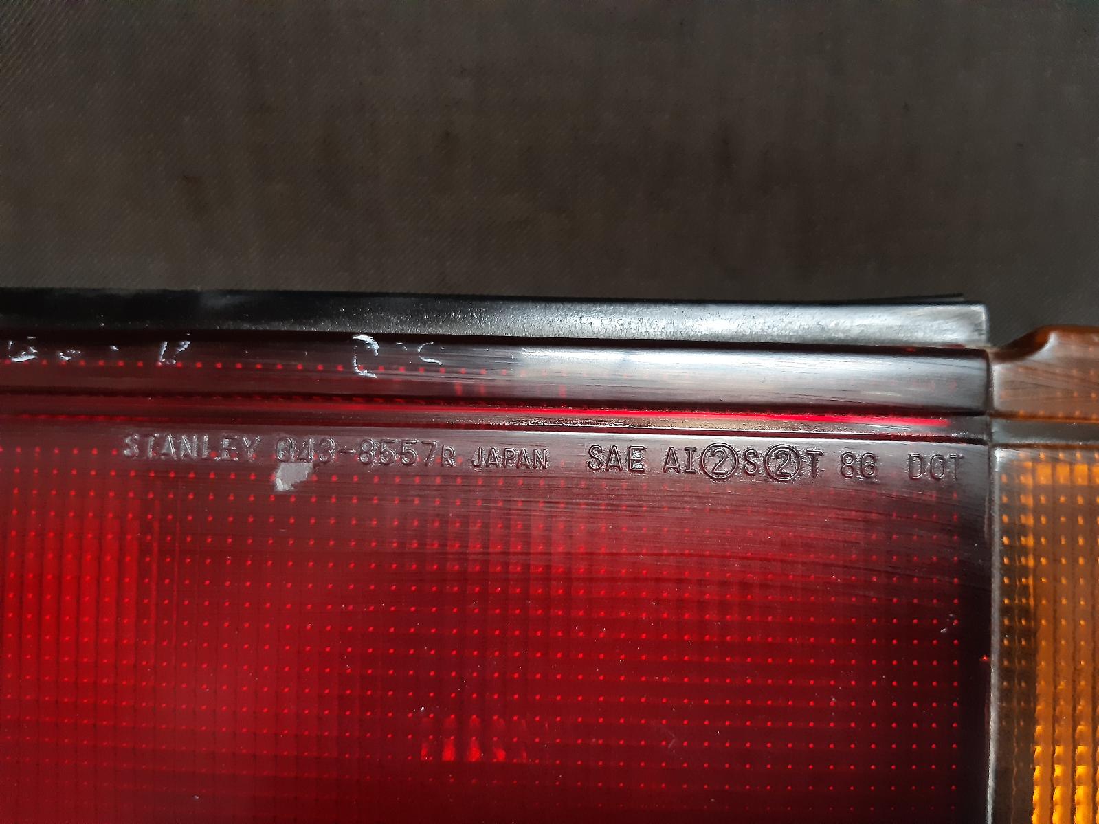 1992 MITSUBISHI LANCER Right Taillight Contact us for Photo