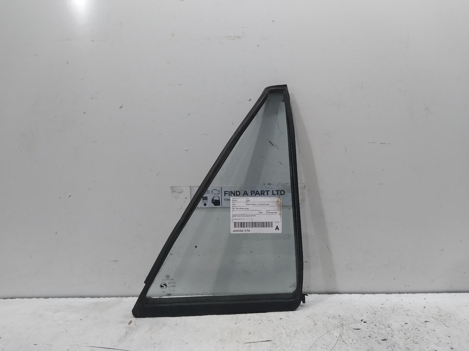 1987 MAZDA 323 Right Rear 1/4 Door Glass Contact us for Photo