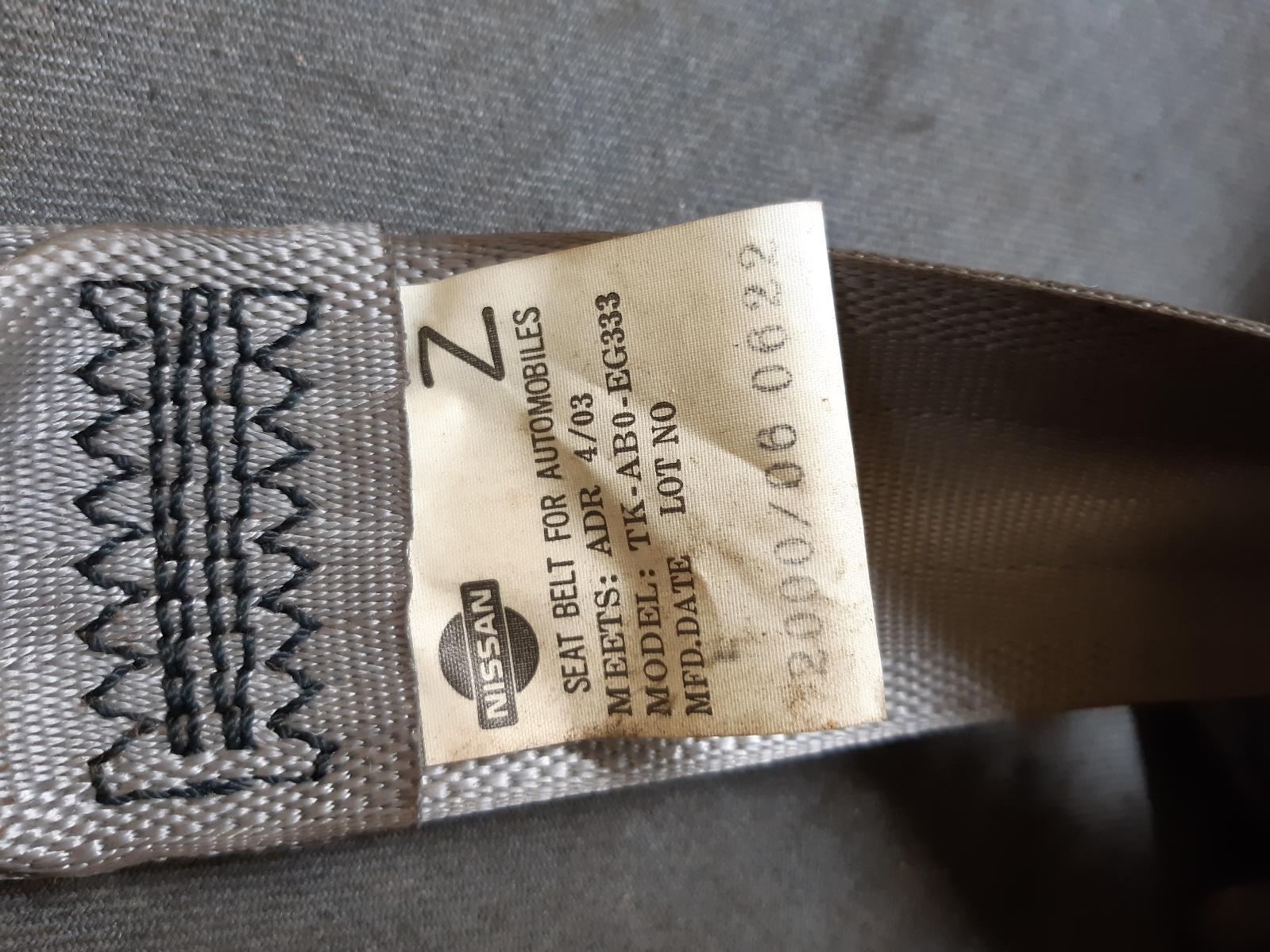 2003 NISSAN PULSAR Seatbelt/Stalk Contact us for Photo