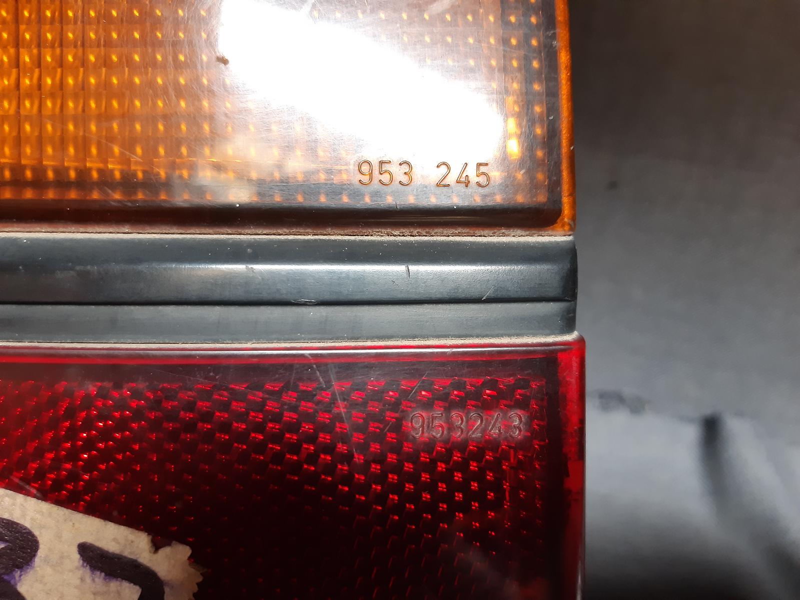 1990 TOYOTA CAMRY Left Taillight Contact us for Photo