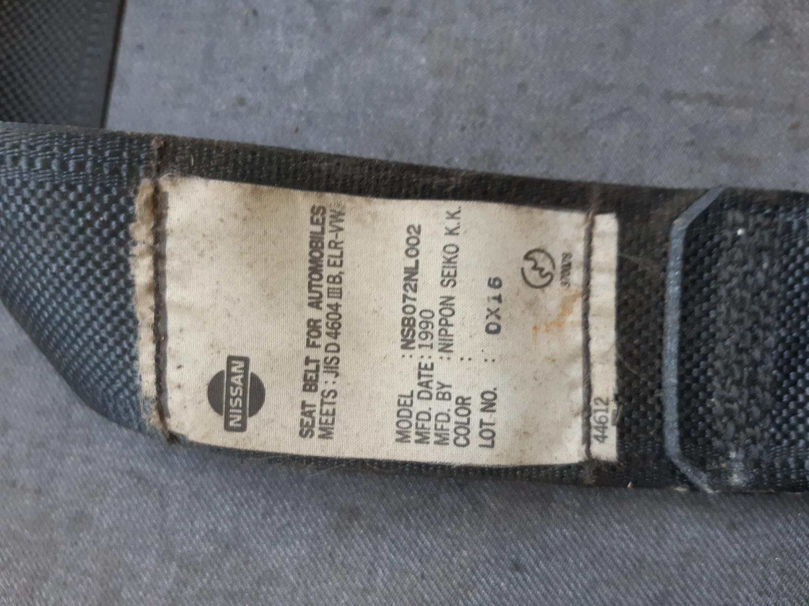 1991 NISSAN PRIMERA Seatbelt/Stalk Contact us for Photo