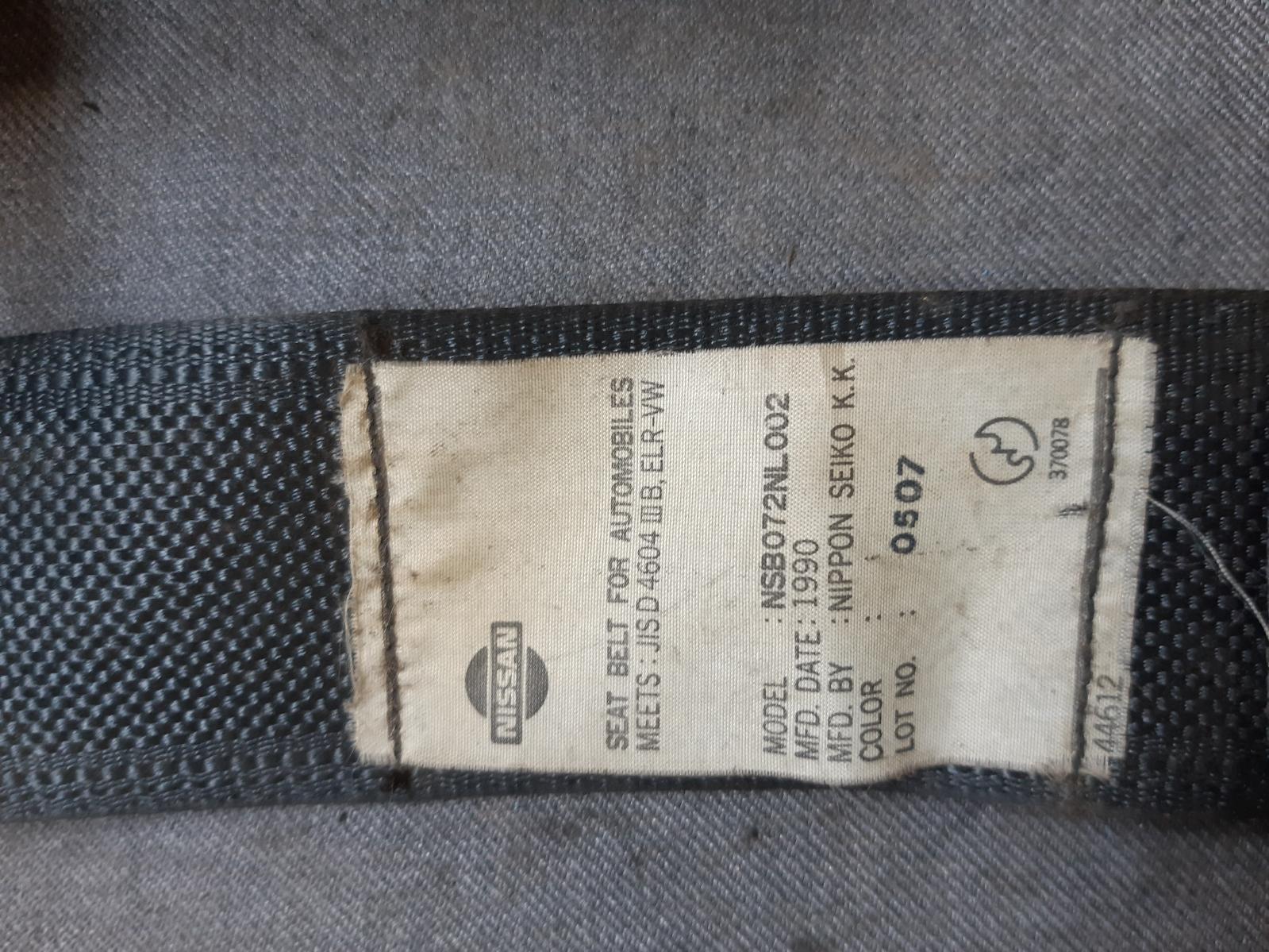 1991 NISSAN PRIMERA Seatbelt/Stalk Contact us for Photo