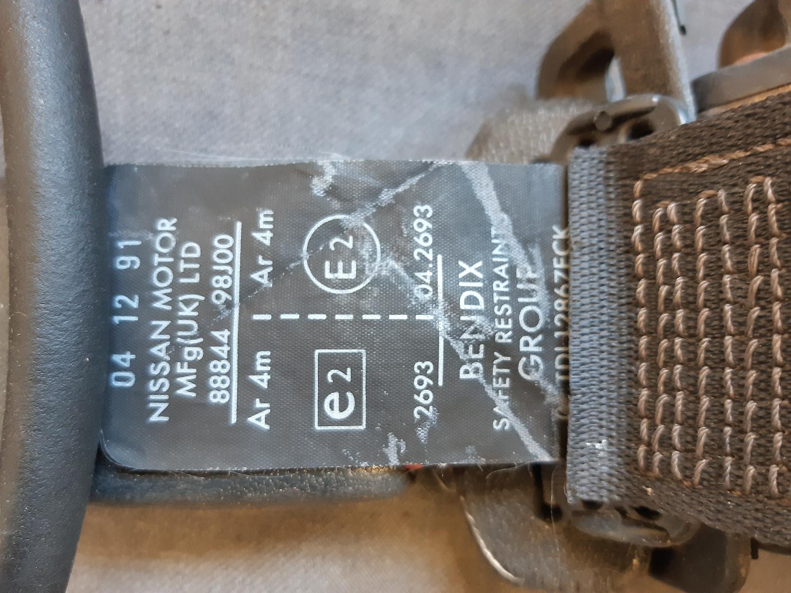 1991 NISSAN PRIMERA Seatbelt/Stalk Contact us for Photo