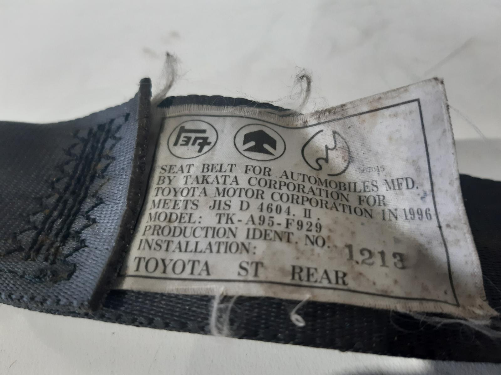 1992 TOYOTA CALDINA Seatbelt/Stalk Contact us for Photo