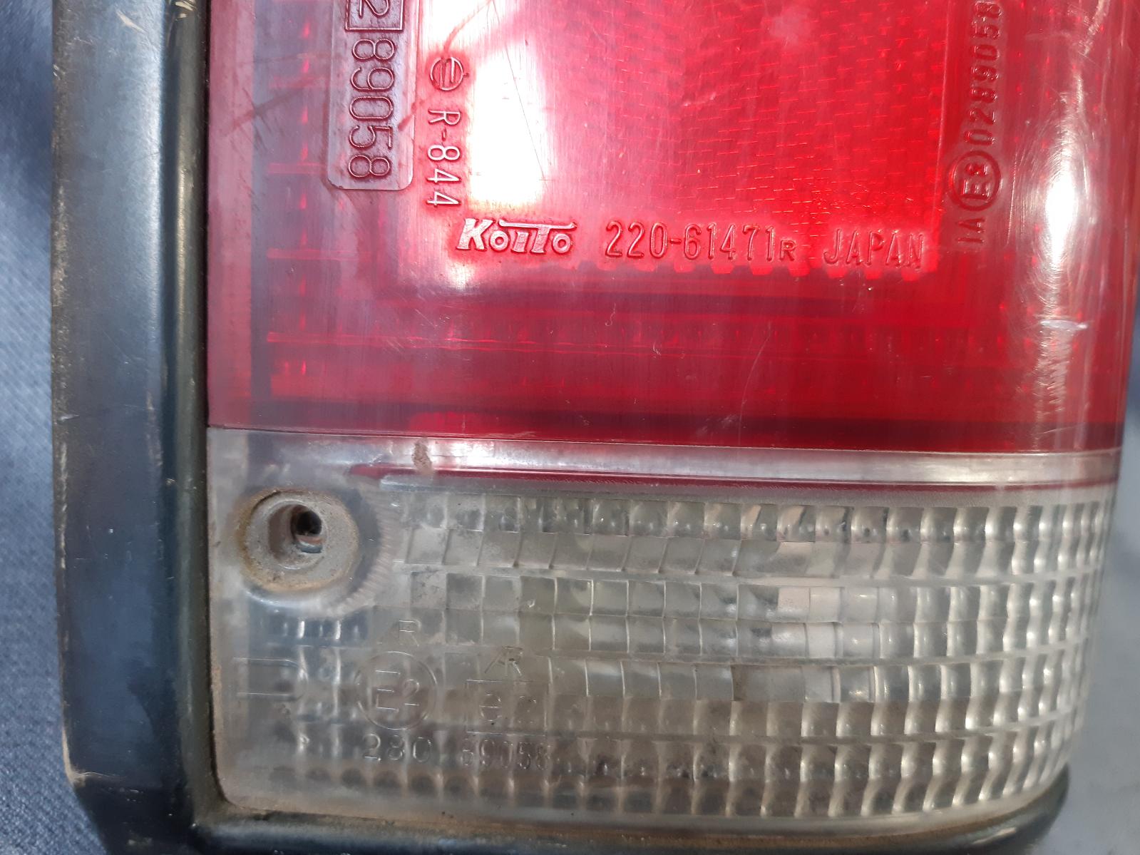 1992 FORD RAIDER Right Taillight Contact us for Photo