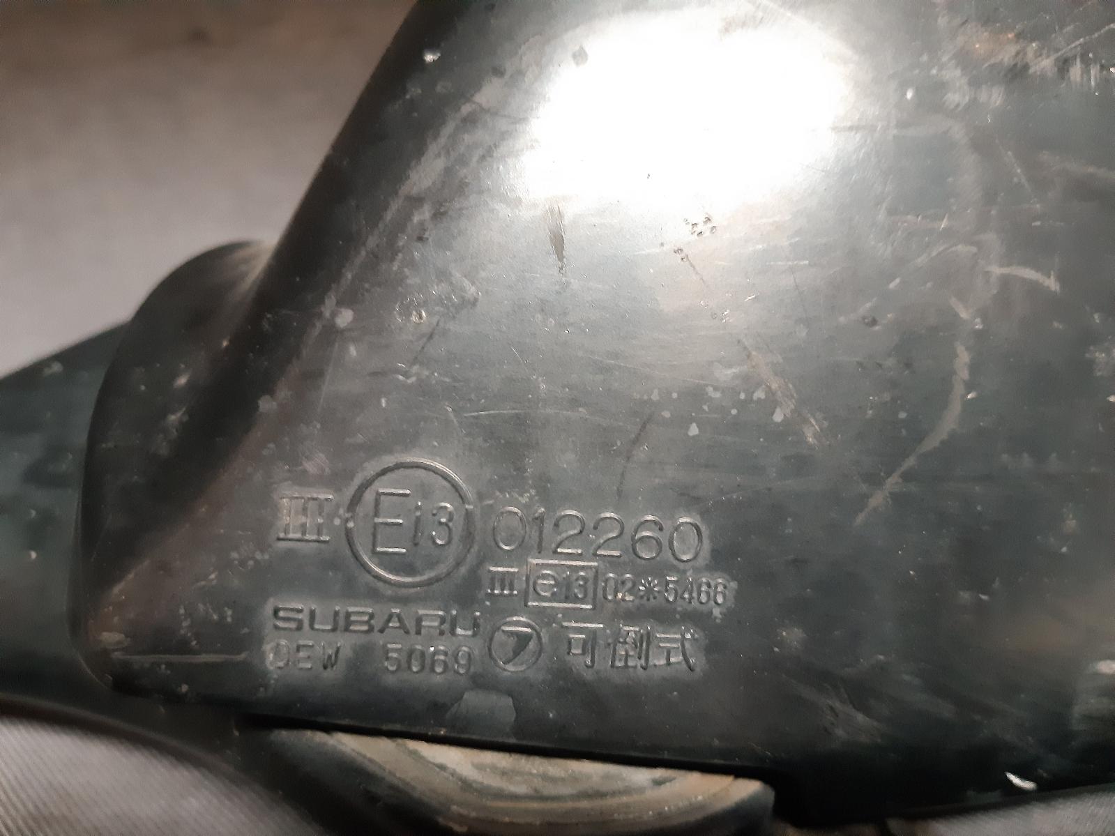 1994 SUBARU IMPREZA Left Door Mirror Contact us for Photo