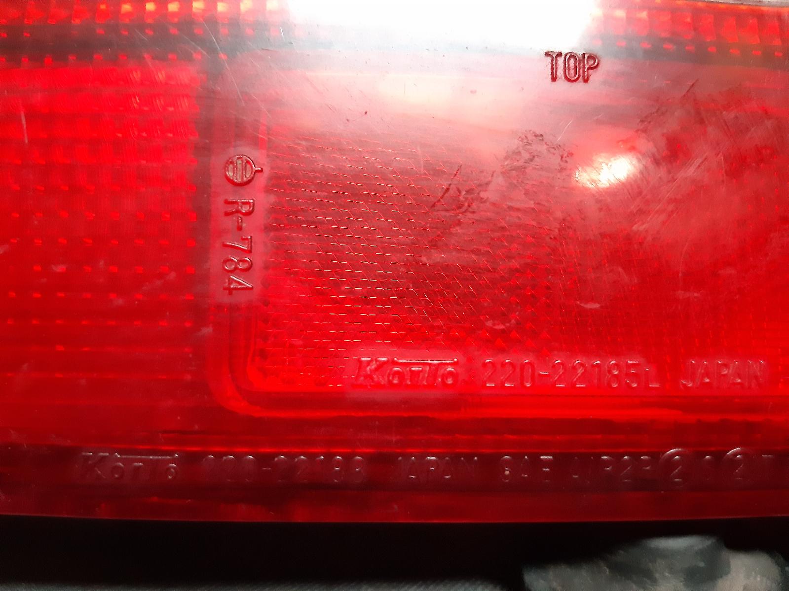 1991 HONDA INTEGRA Left Taillight Contact us for Photo