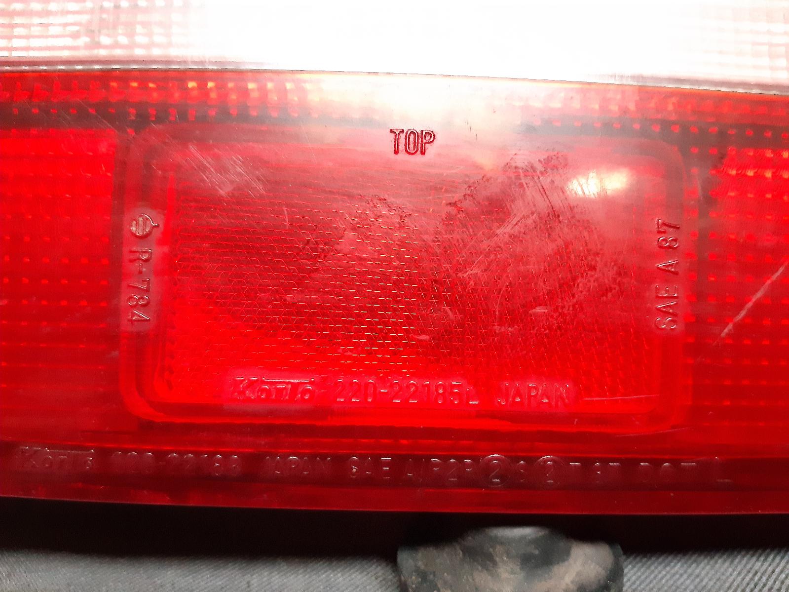 1991 HONDA INTEGRA Left Taillight Contact us for Photo