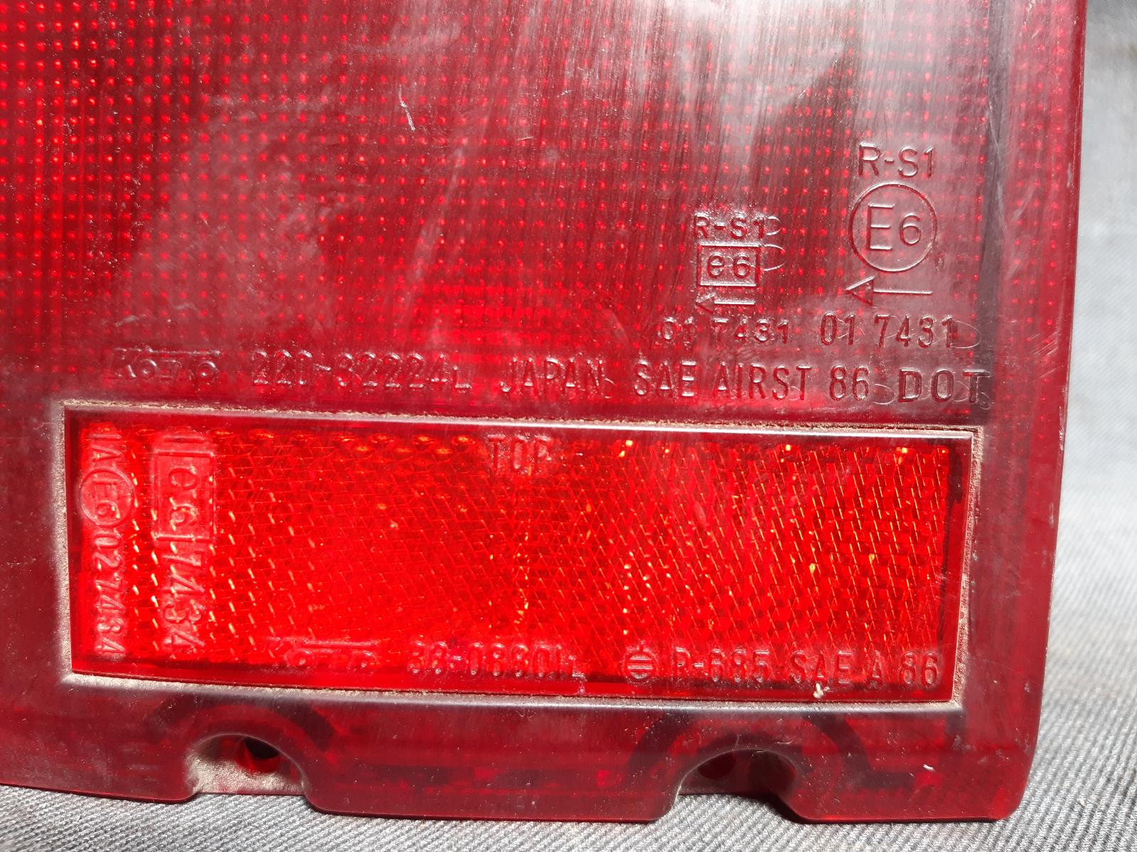 1994 SUZUKI VITARA Left Taillight Contact us for Photo