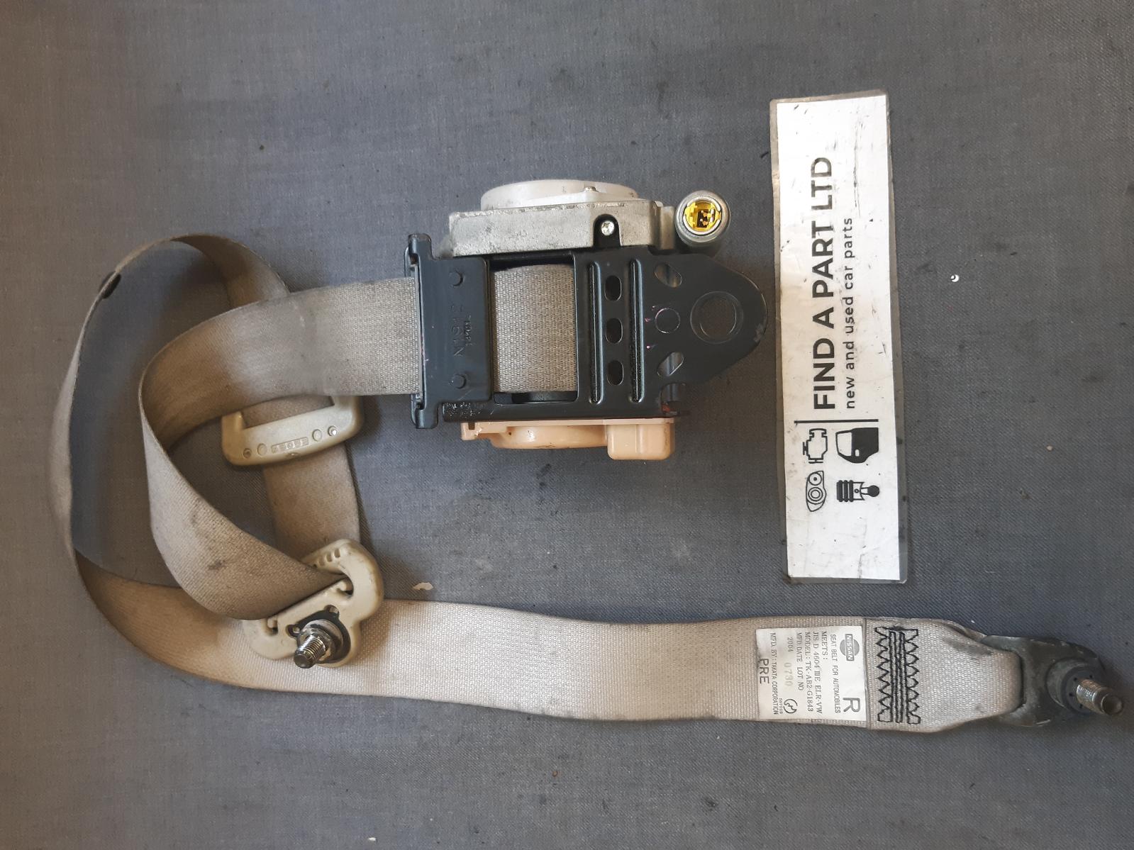 View Auto part Seatbelt/Stalk NISSAN PRESAGE (NZ ONLY) 2004