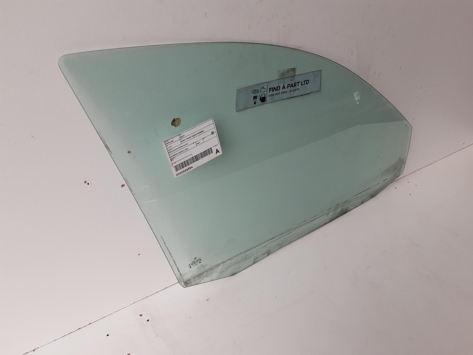 1999 VOLKSWAGEN GOLF Right Front Door Window Contact us for Photo