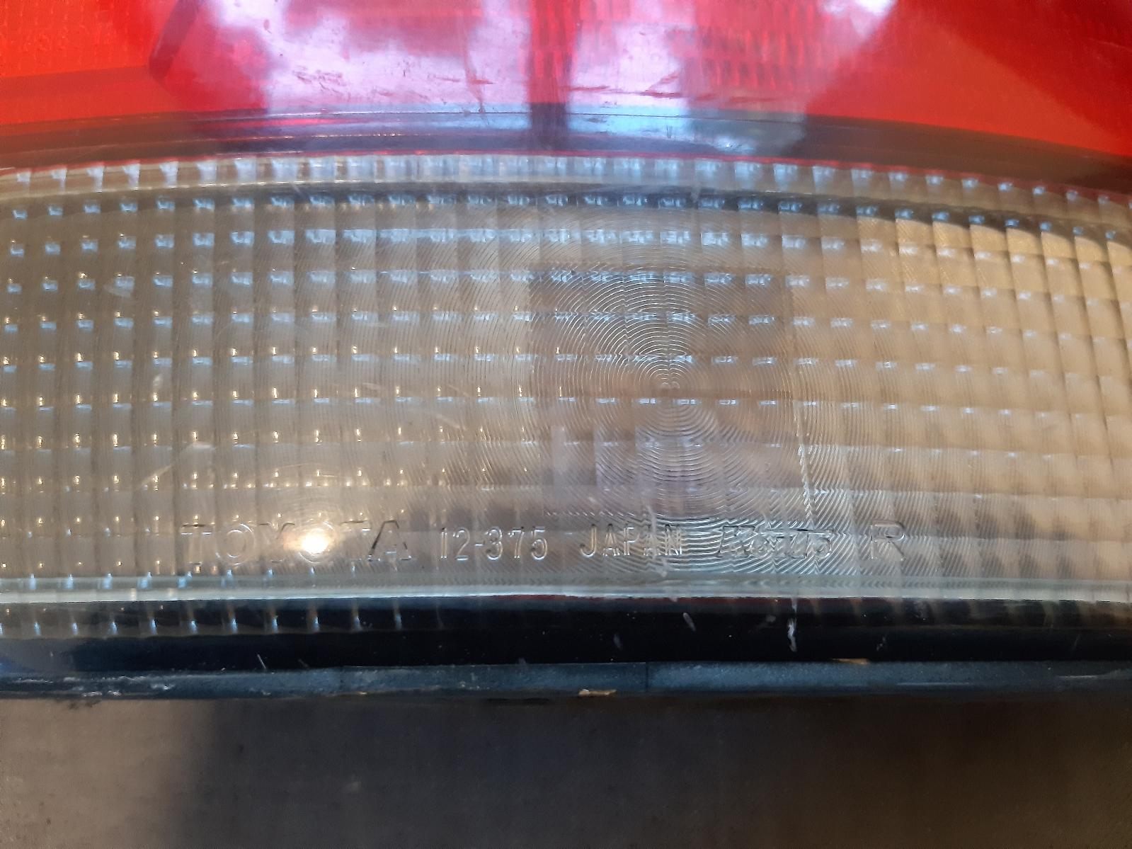 1995 TOYOTA COROLLA Right Taillight Contact us for Photo