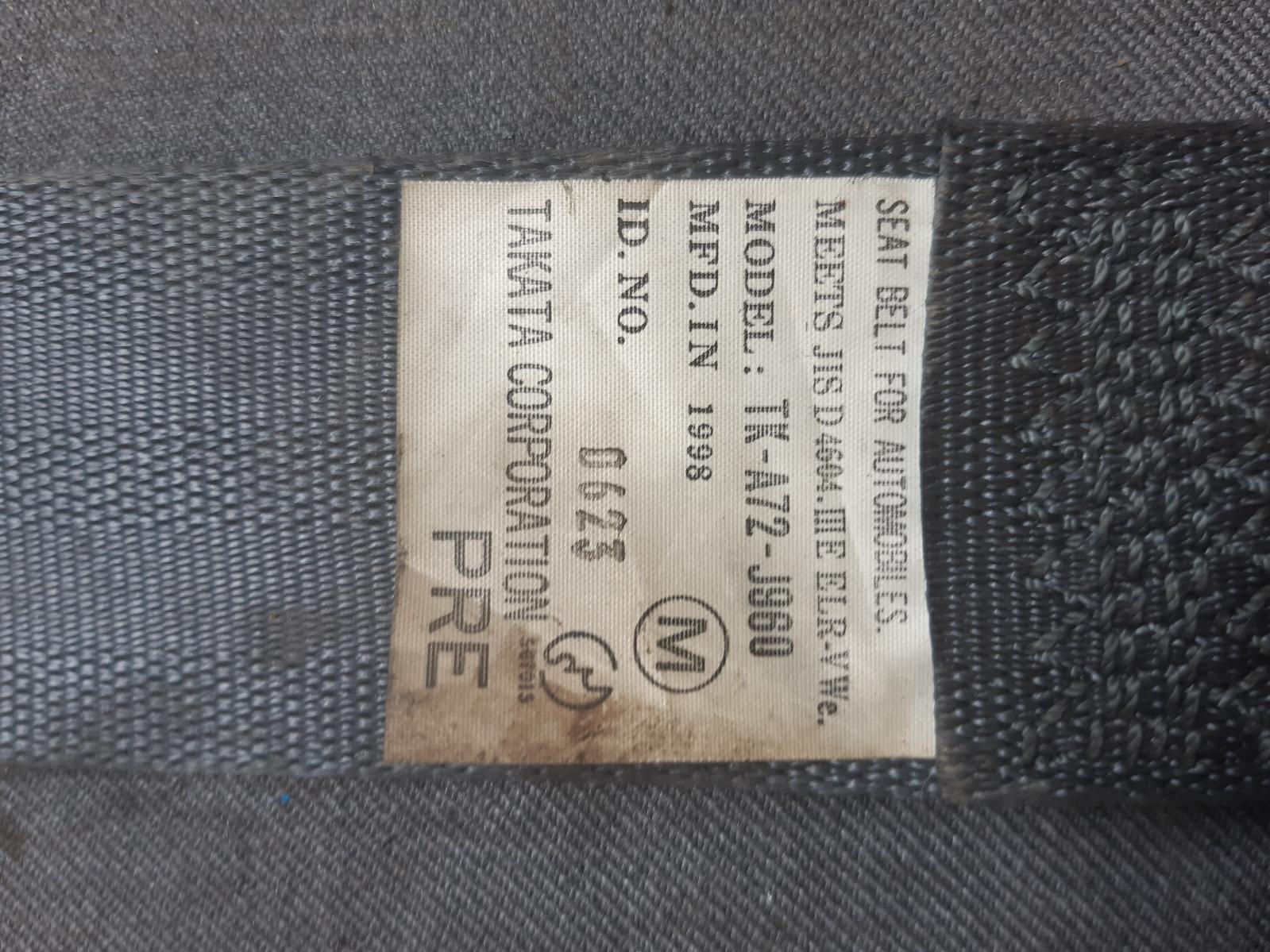 2000 HONDA ODYSSEY Seatbelt/Stalk Contact us for Photo