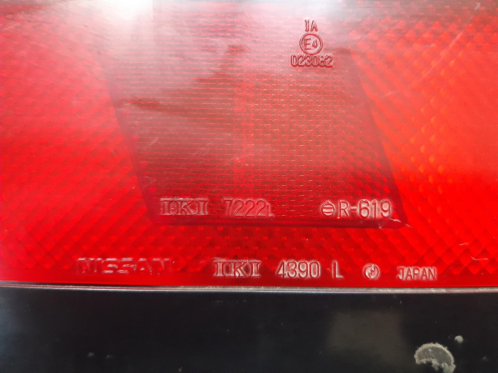 1988 NISSAN PULSAR Left Taillight Contact us for Photo