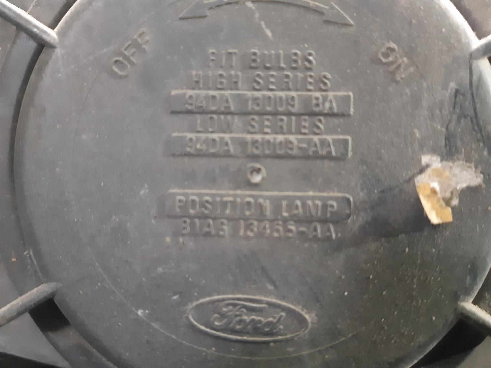 1996 FORD FALCON Left Headlamp Contact us for Photo