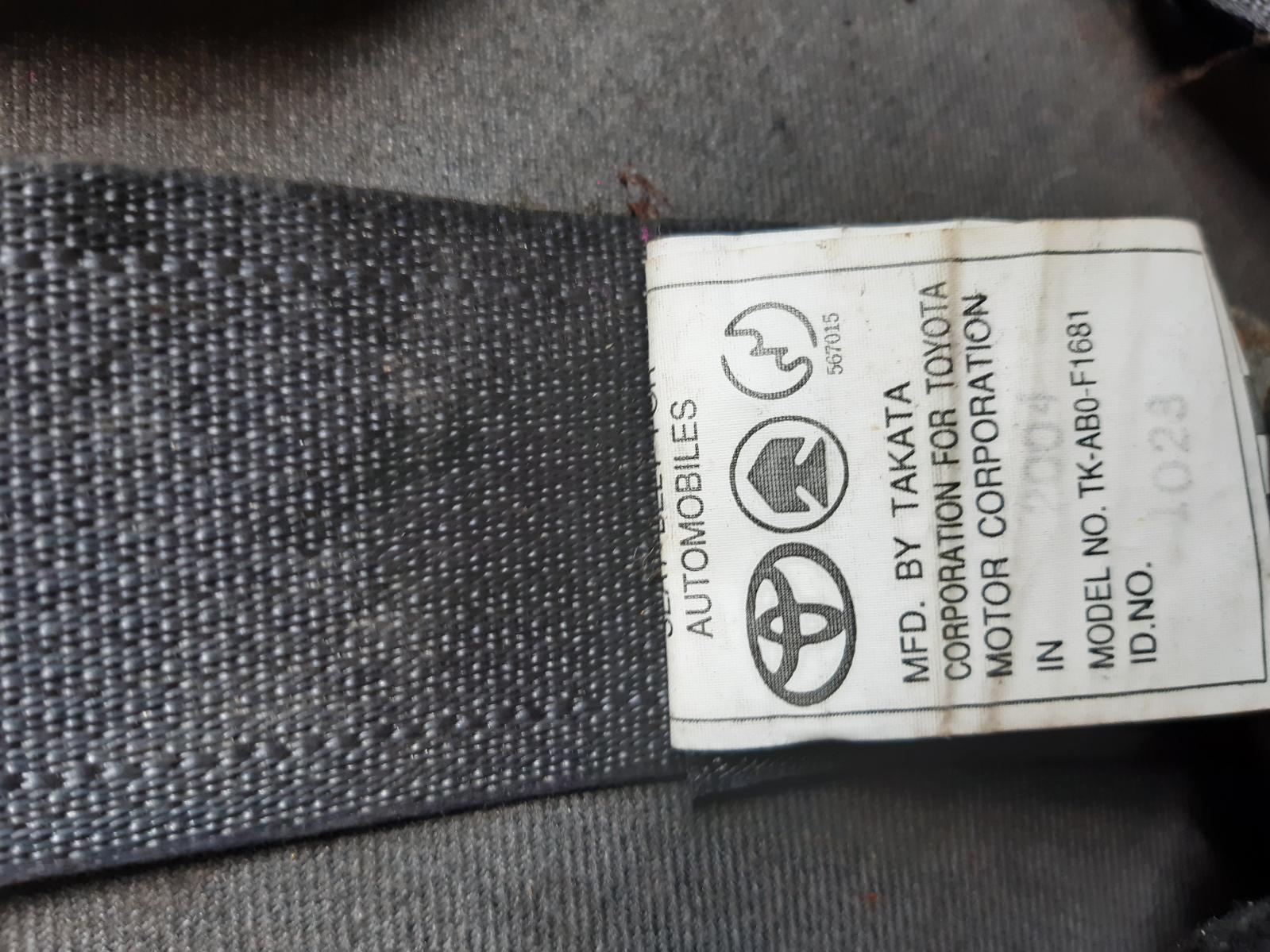 2004 TOYOTA COROLLA Seatbelt/Stalk Contact us for Photo