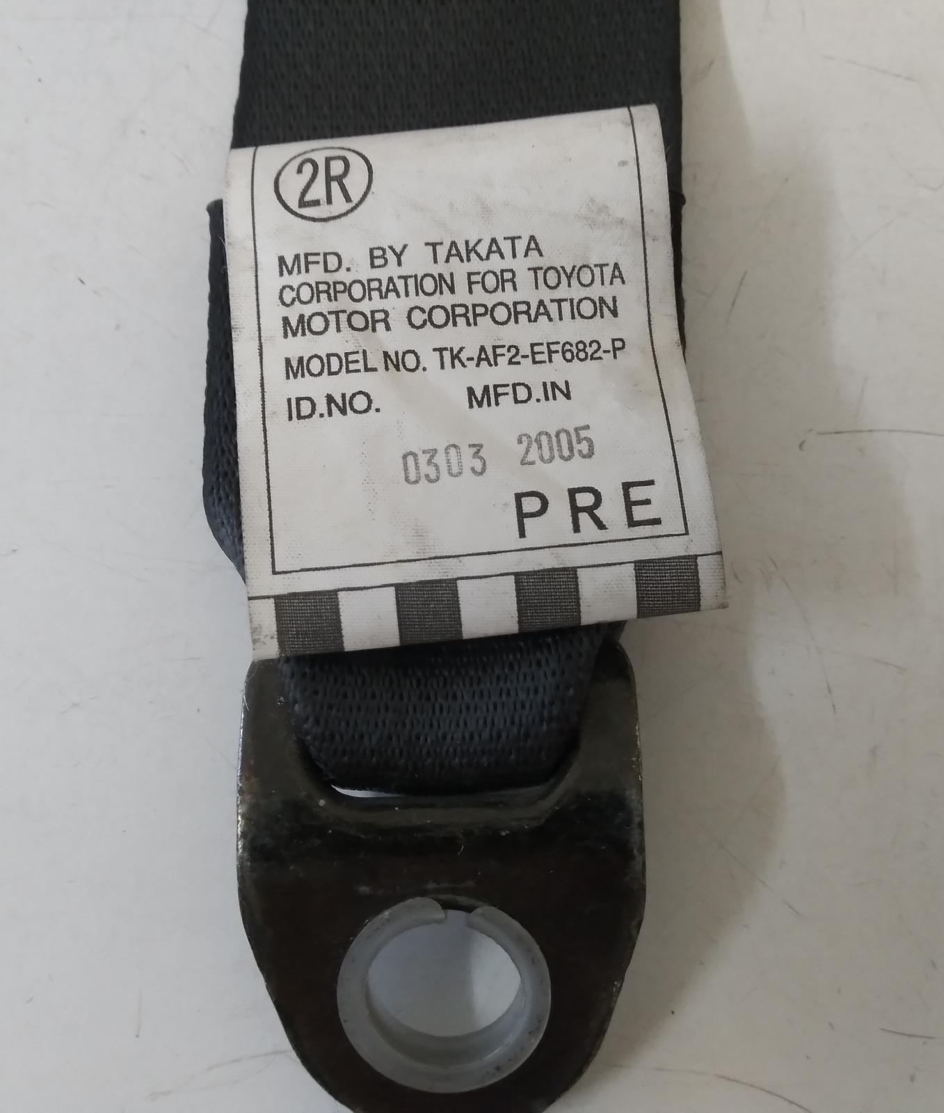 2002 TOYOTA ECHO Seatbelt/Stalk Contact us for Photo