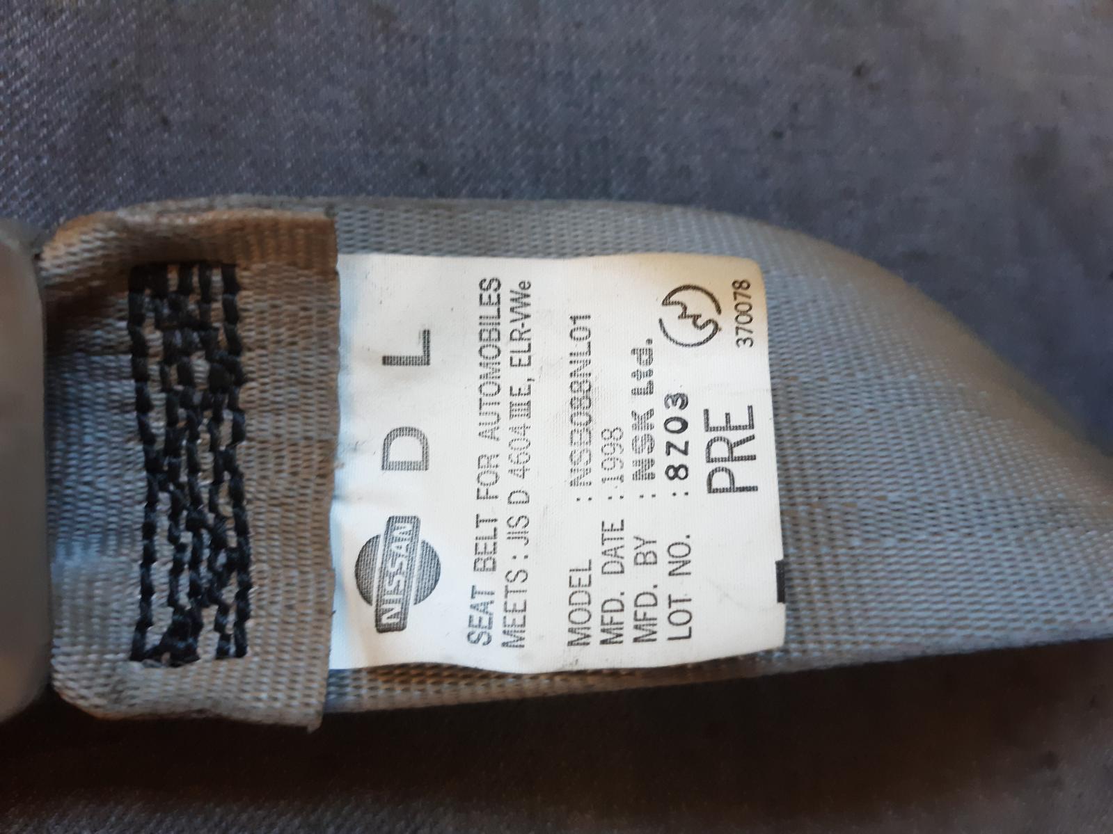 2003 NISSAN CEFIRO (NZ ONLY) Seatbelt/Stalk Contact us for Photo