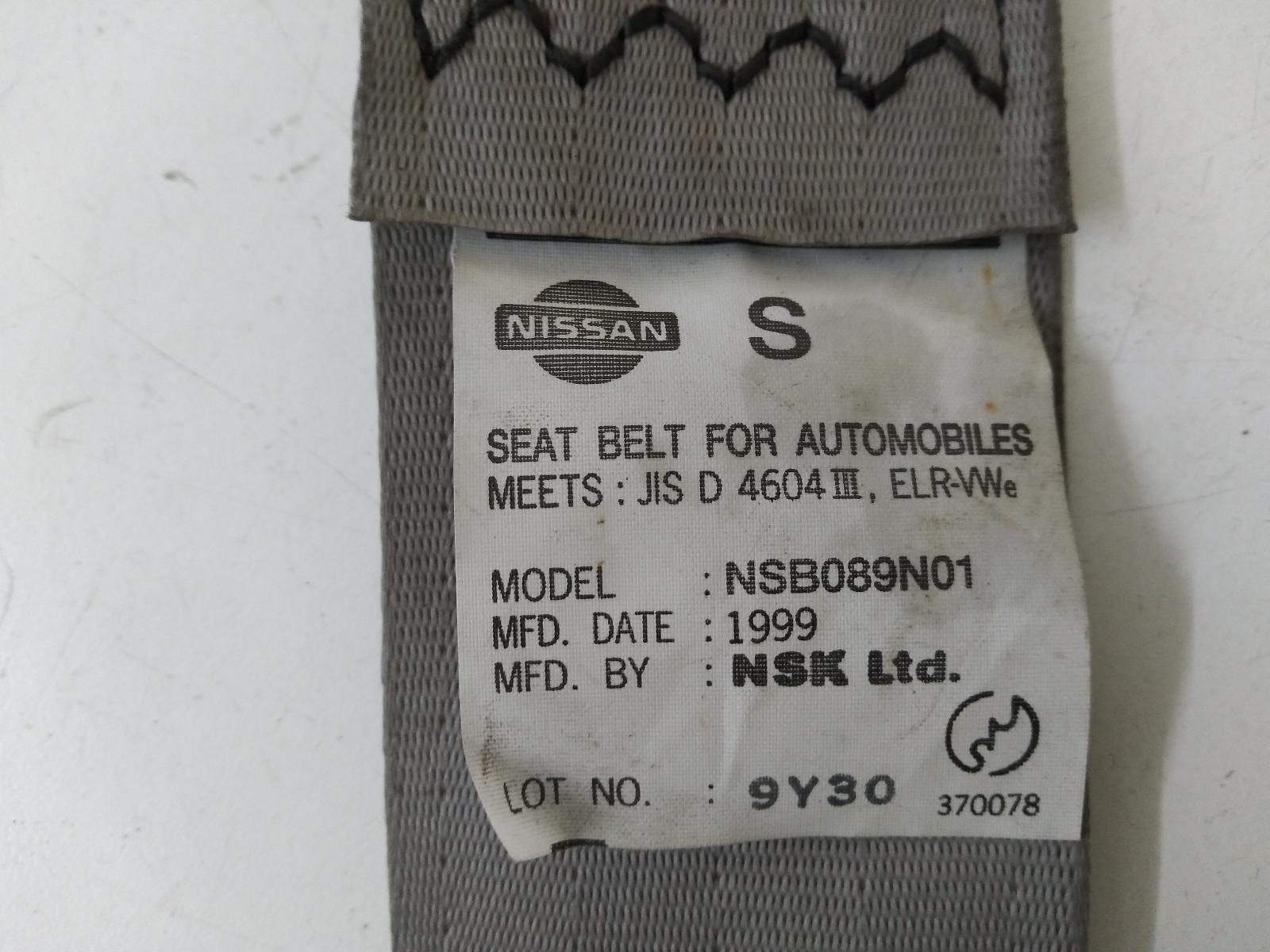 2003 NISSAN CEFIRO (NZ ONLY) Seatbelt/Stalk Contact us for Photo