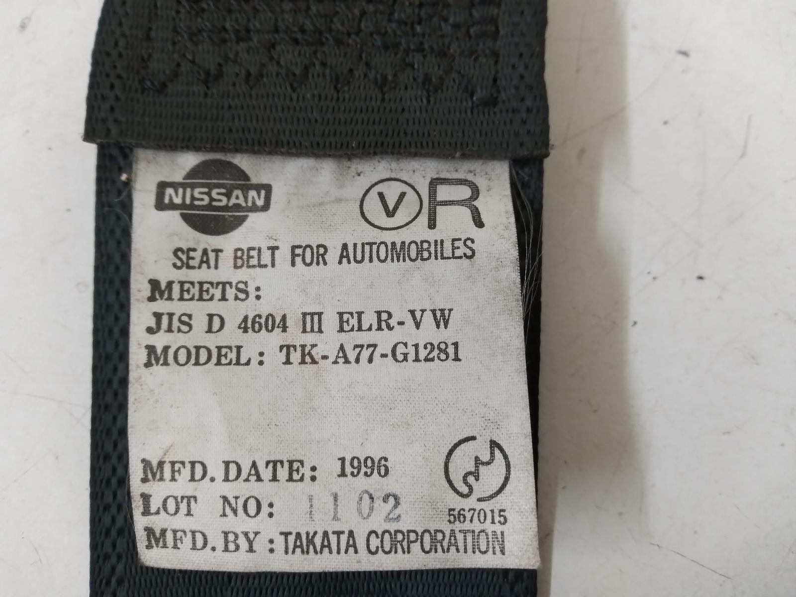 1996 NISSAN AD Seatbelt/Stalk Contact us for Photo