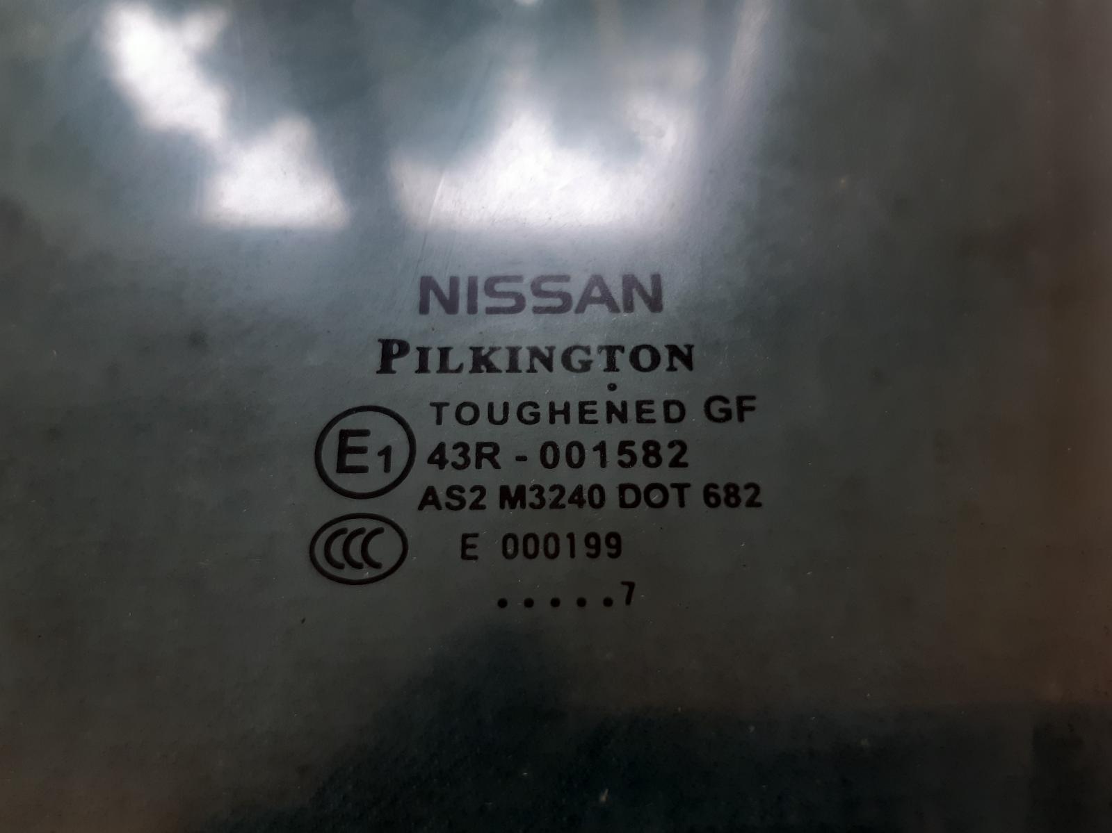 2007 NISSAN DUALIS Left Front Door Window Contact us for Photo