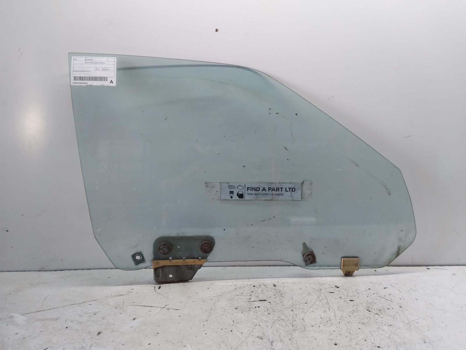 View Auto part Right Front Door Window NISSAN BLUEBIRD 1990