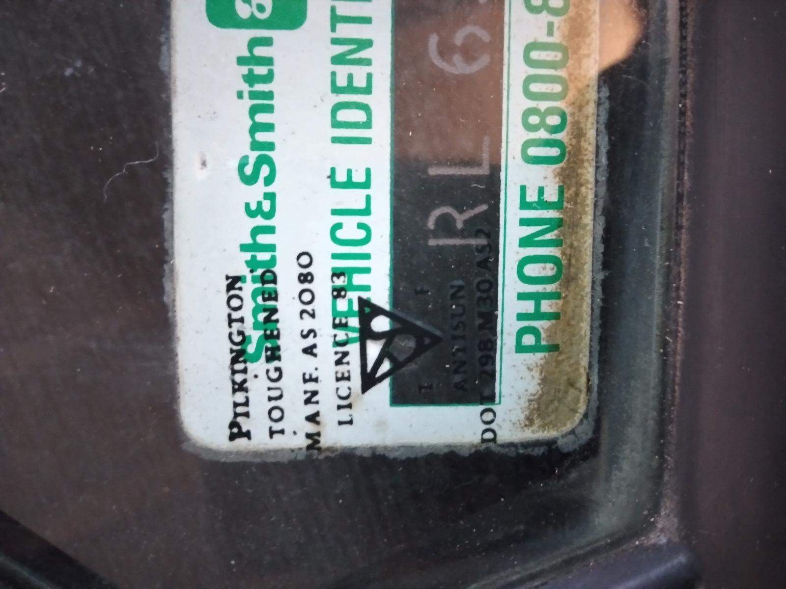 1990 NISSAN BLUEBIRD Right Rear 1/4 Door Glass Contact us for Photo