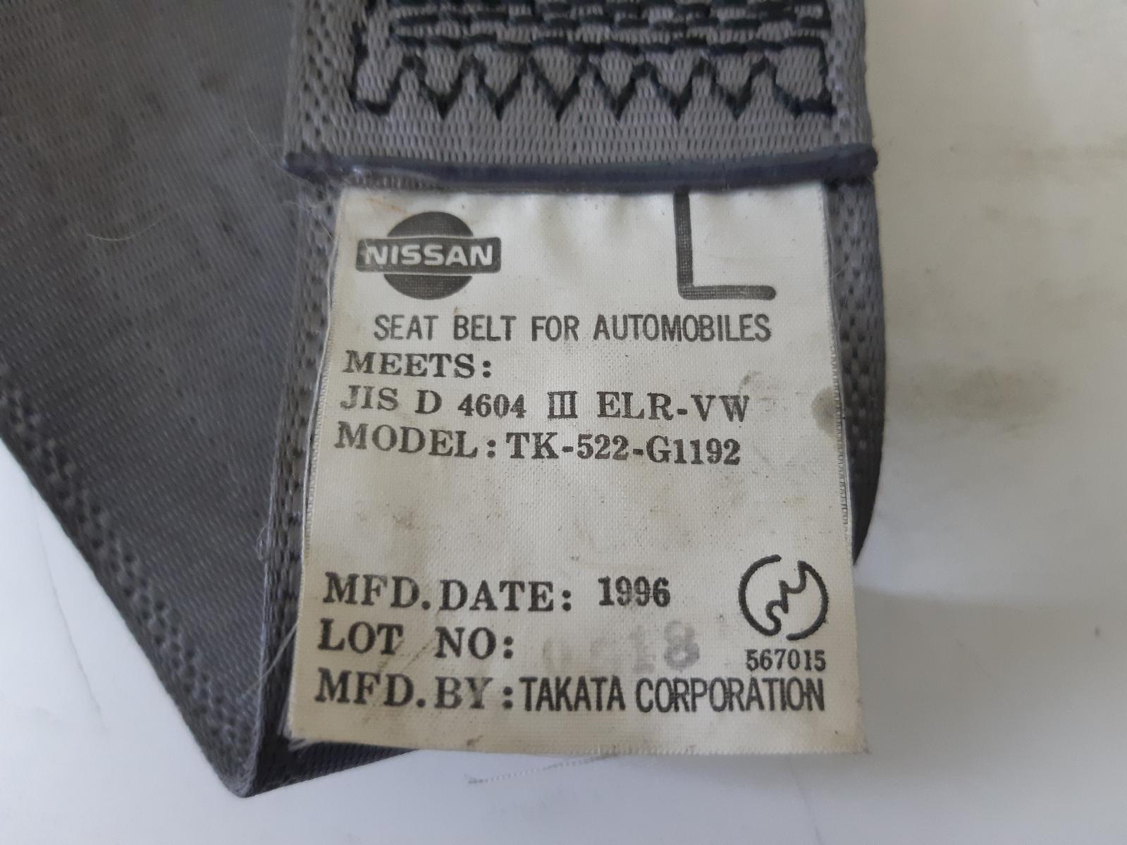 1997 NISSAN BLUEBIRD Seatbelt/Stalk Contact us for Photo