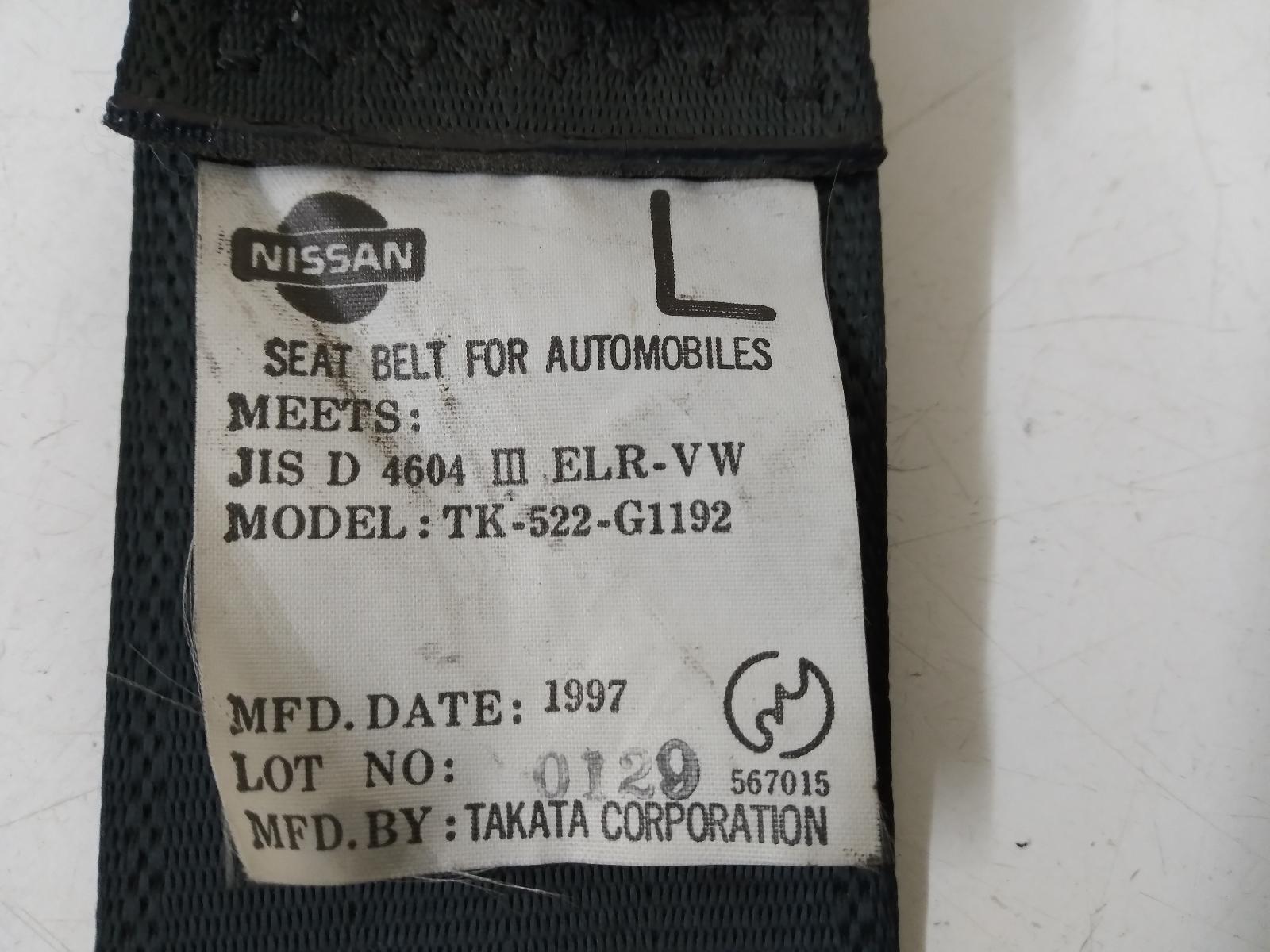 1997 NISSAN BLUEBIRD Seatbelt/Stalk Contact us for Photo