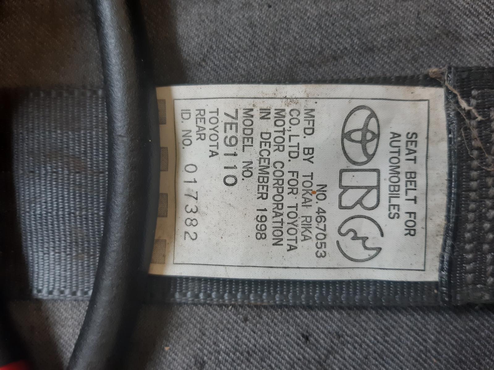 2001 LEXUS IS200/IS300 Seatbelt/Stalk Contact us for Photo