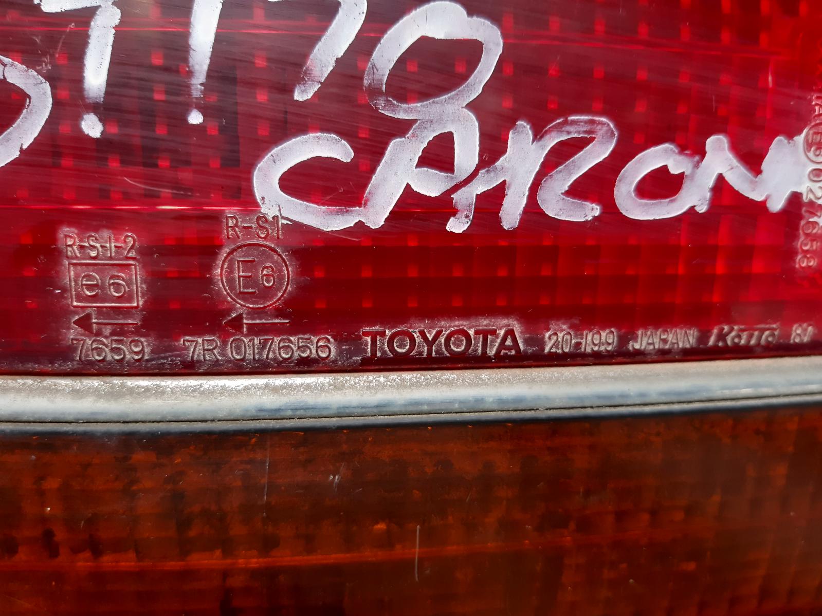 1990 TOYOTA CORONA Left Taillight Contact us for Photo