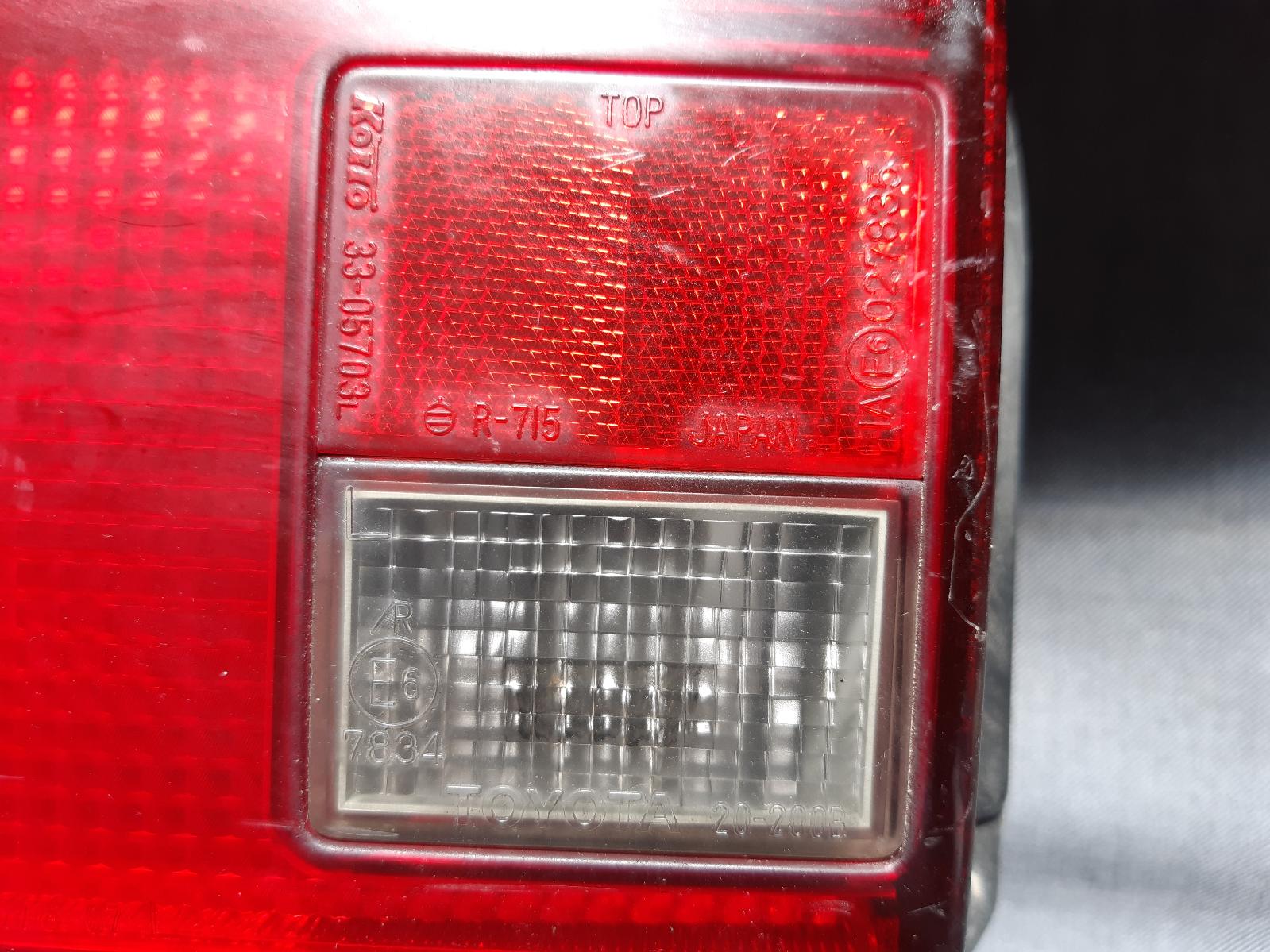 1990 TOYOTA CORONA Left Taillight Contact us for Photo