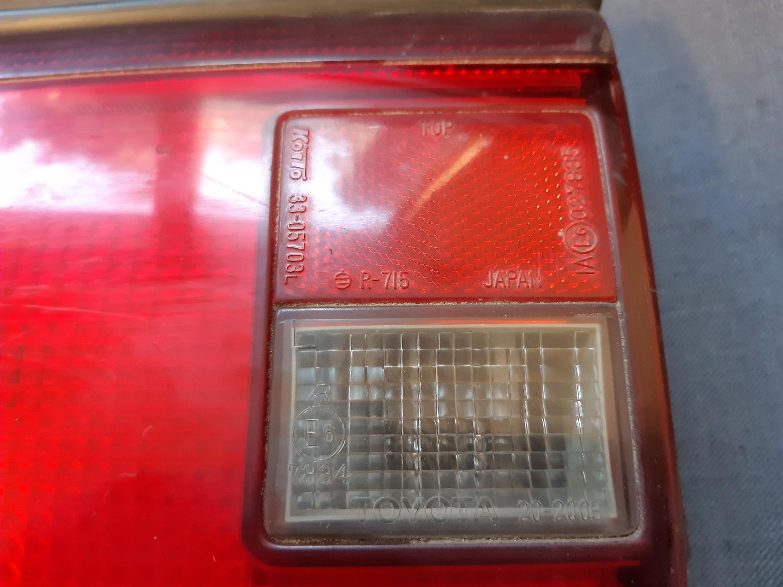 1990 TOYOTA CORONA Left Taillight Contact us for Photo