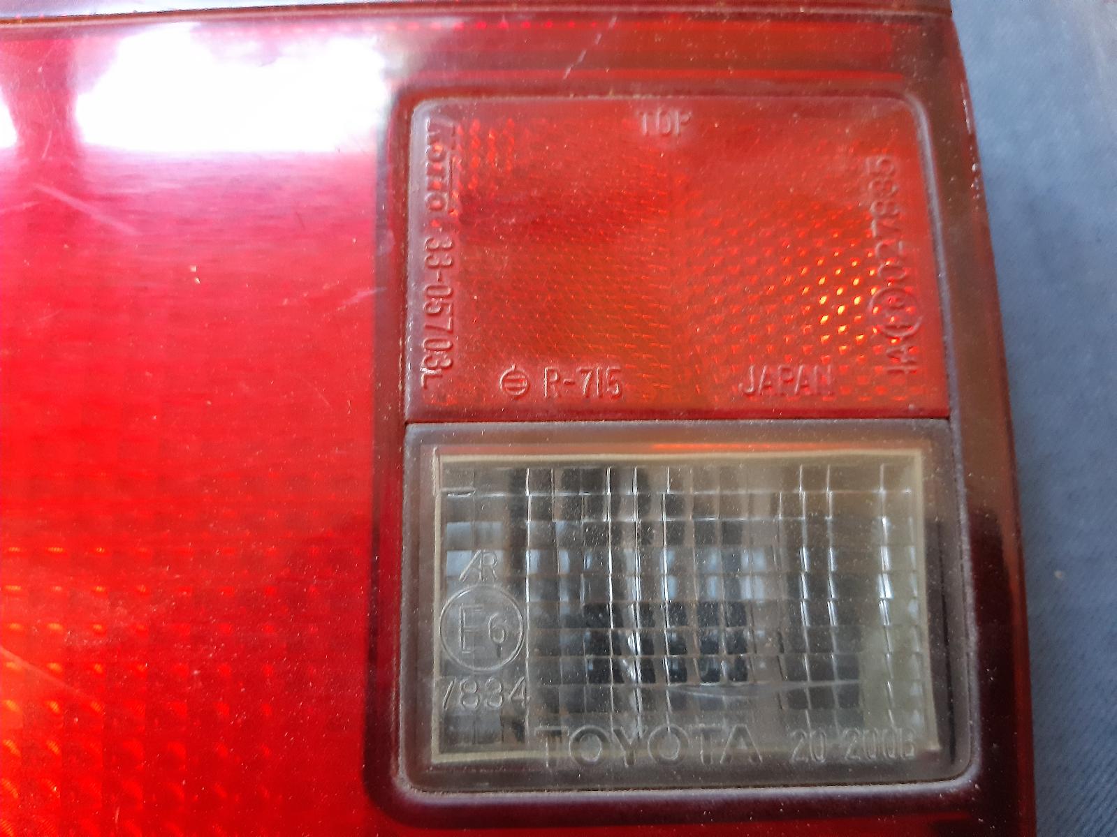 1990 TOYOTA CORONA Left Taillight Contact us for Photo