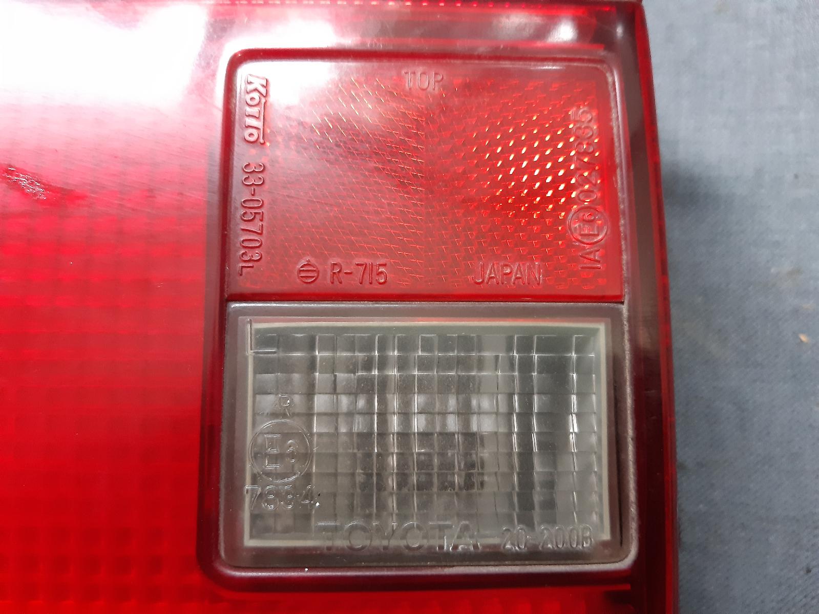 1990 TOYOTA CORONA Left Taillight Contact us for Photo