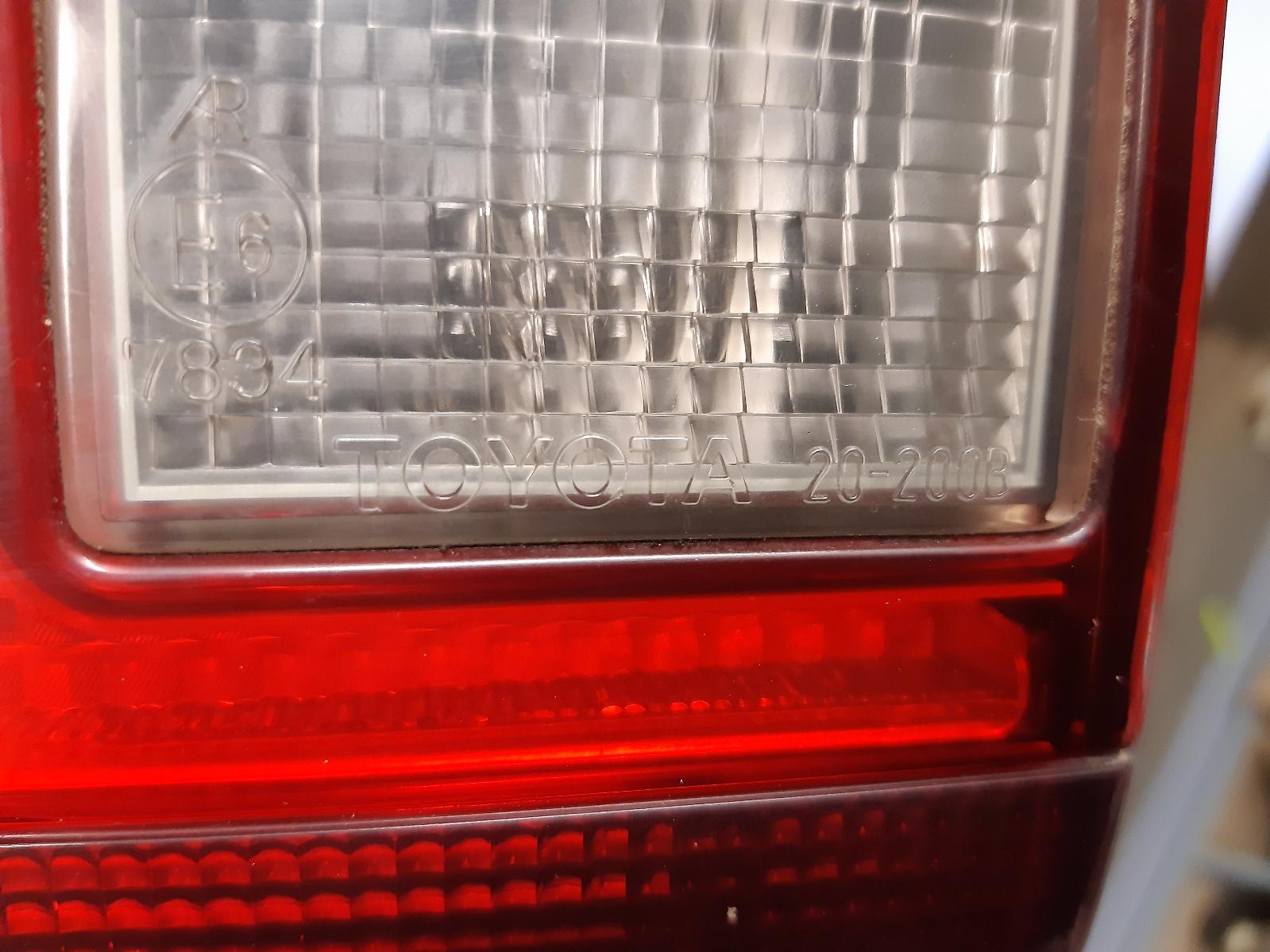 1990 TOYOTA CORONA Left Taillight Contact us for Photo