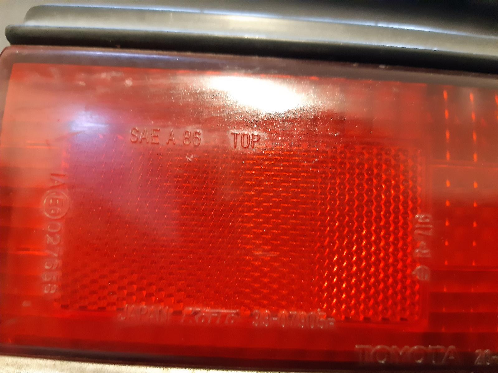 1990 TOYOTA CORONA Right Taillight Contact us for Photo
