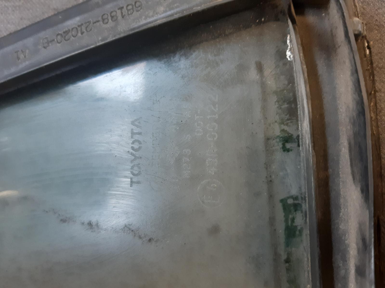 1996 TOYOTA CALDINA Right Rear 1/4 Door Glass Contact us for Photo