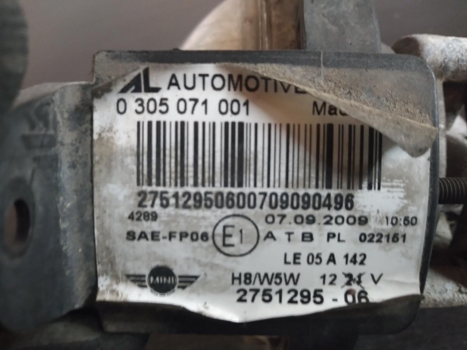 2009 MINI COOPER Left Indicator/Fog/Side Contact us for Photo